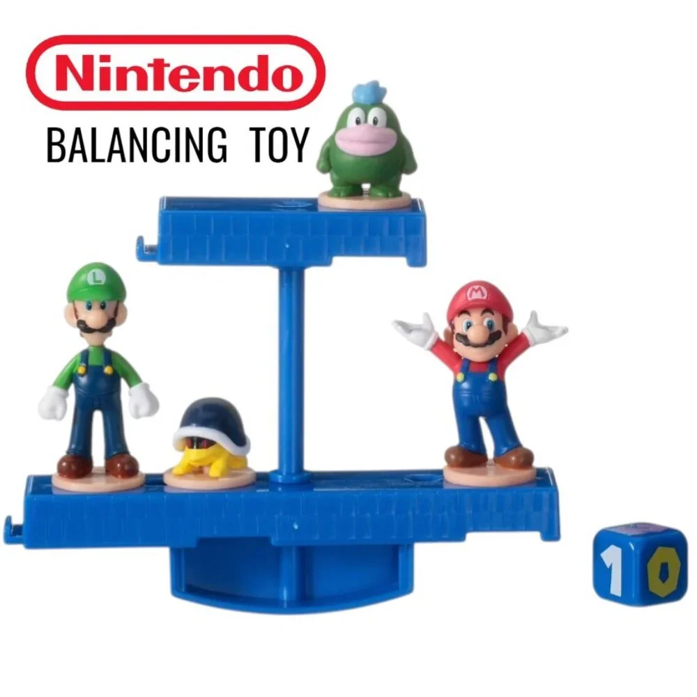 Epoch Games Super Mario Bros. Balancing Game Tabletop Skill Game w/ Collectible